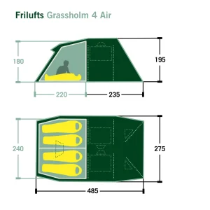 FRILUFTS GRASSHOLM 4 AIR – Familienzelt 30