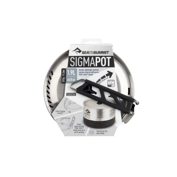 Sea To Summit SIGMA POT 1.9 LITER – Campinggeschirr 6