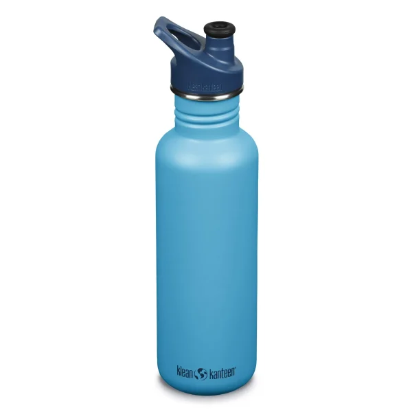 Klean Kanteen CLASSIC EINWANDIG, 800 ML, SPORT CAP 3.0 – Trinkflasche 1