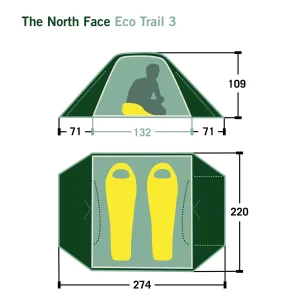 The North Face ECO TRAIL 3 – Kuppelzelt 28