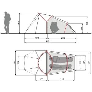 VAUDE CHAPEL SUL XT 2P – Tunnelzelt 32