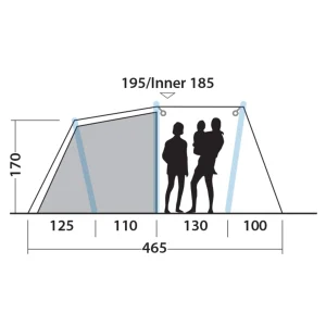 Outwell STARHILL 4A – Familienzelt 55