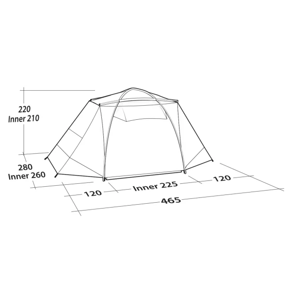 Robens COBRA STONE 5 – Familienzelt 16