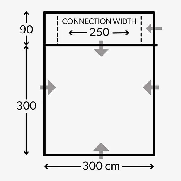 Dometic KAMPA CROSS AIR – Busvorzelt 3